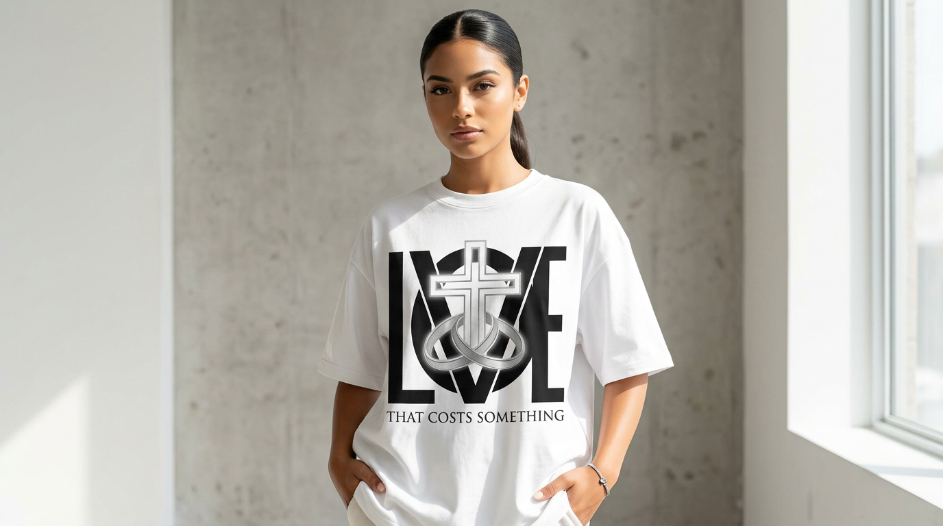 White Tee Model