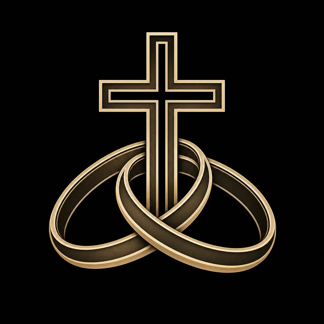 Alternate Sacrificial Conversations mark combining the cross, covenant rings, and a path of growth