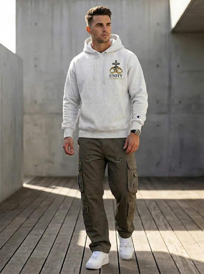 Light series hoodie editorial image